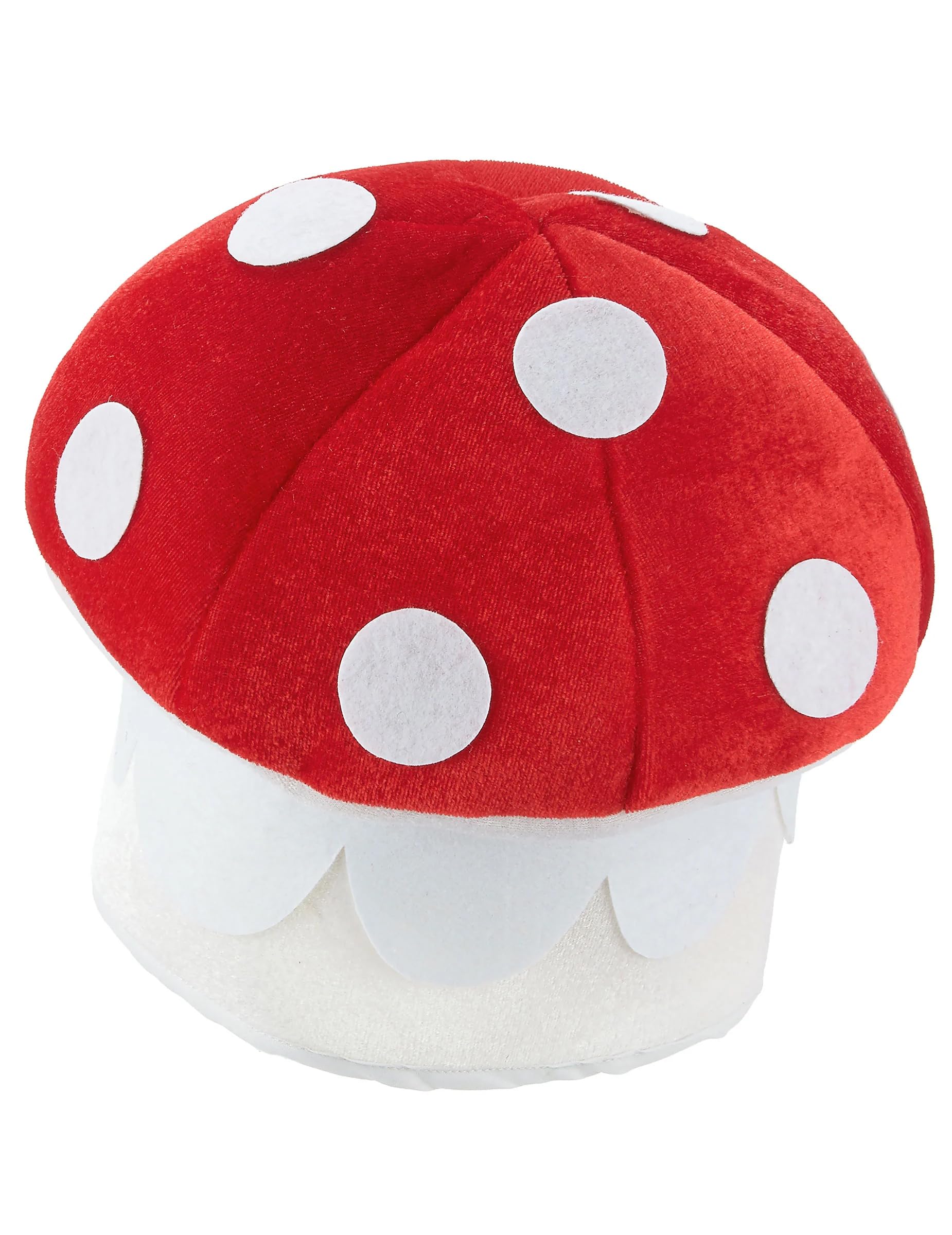 Chapeau Champignon Super Mario – Accessoire Cosplay Adulte Rouge Et Vert, Taille Unique