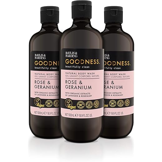 Baylis & Harding Rose Geranium Body Wash 500ml