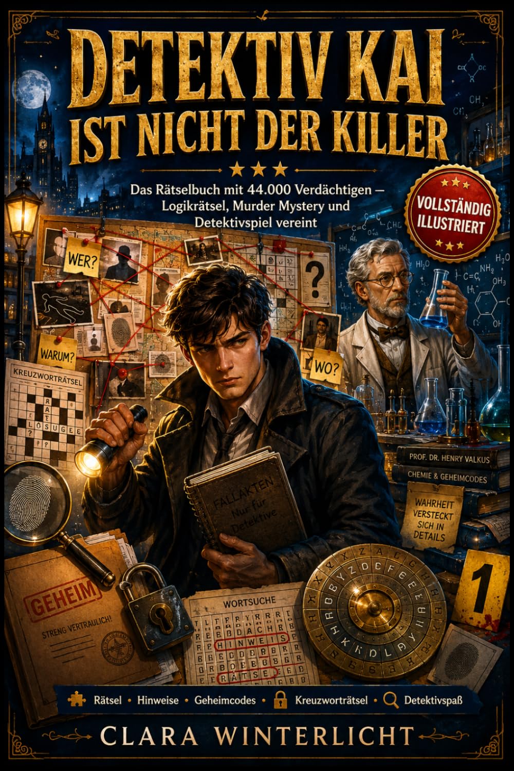 Detektiv Kai ist nicht der Killer: Das Rätselbuch mit 44.000 Verdächtigen — Logikrätsel, Murder Mystery und Detektivspiel vereint