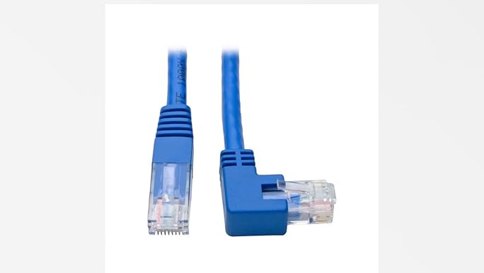 Amazon.com: Tripp Lite Right-Angle Cat6 UTP Patch Cable