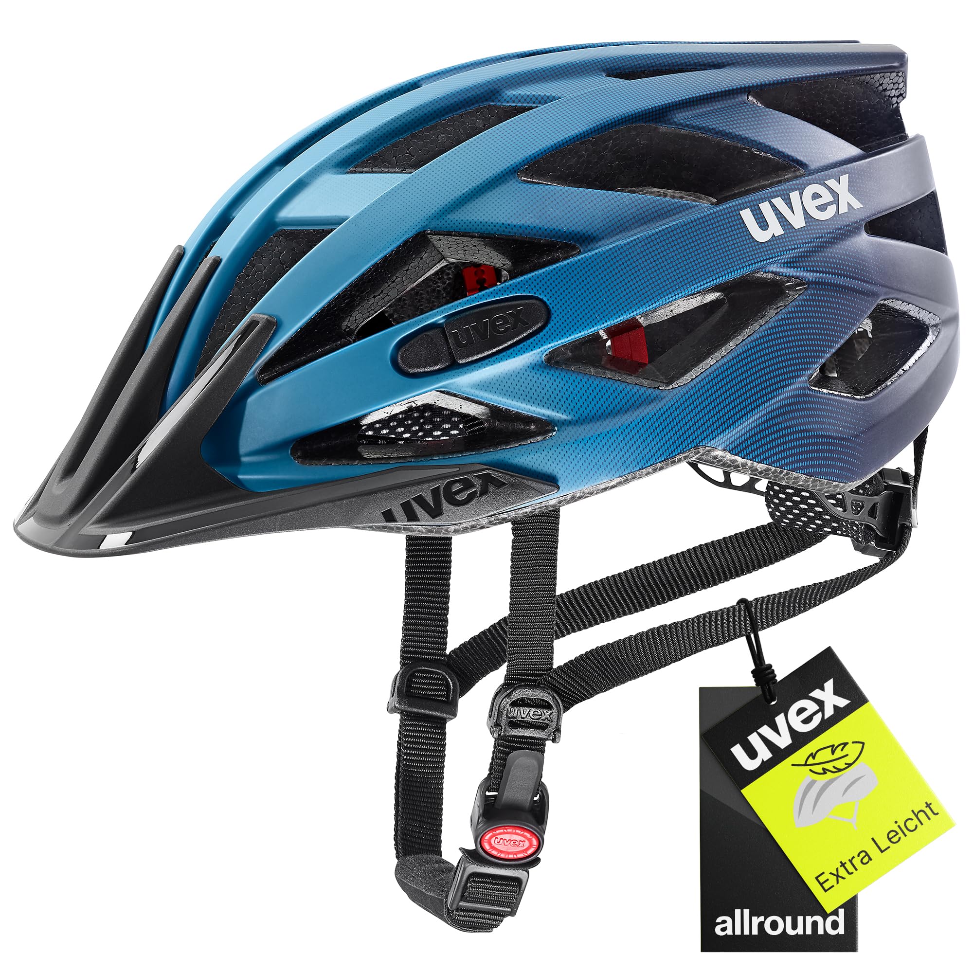 uvex i-vo cc - Leichter Allround-Helm für Damen und Herren - individuelle Größenanpassung - deep Space matt - 52-57 cm