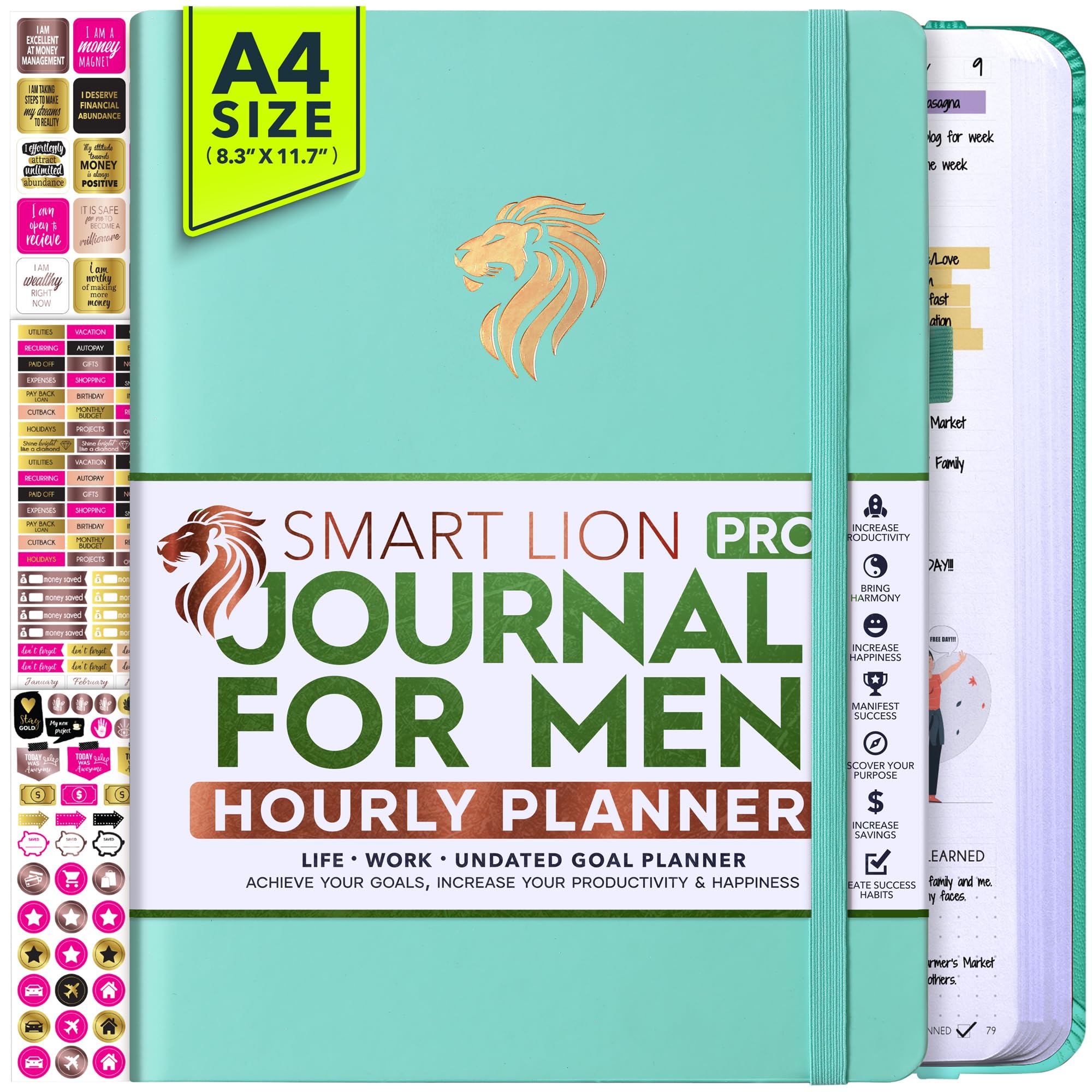 Undated Daily Weekly &amp; Monthly Planner with Budget Section