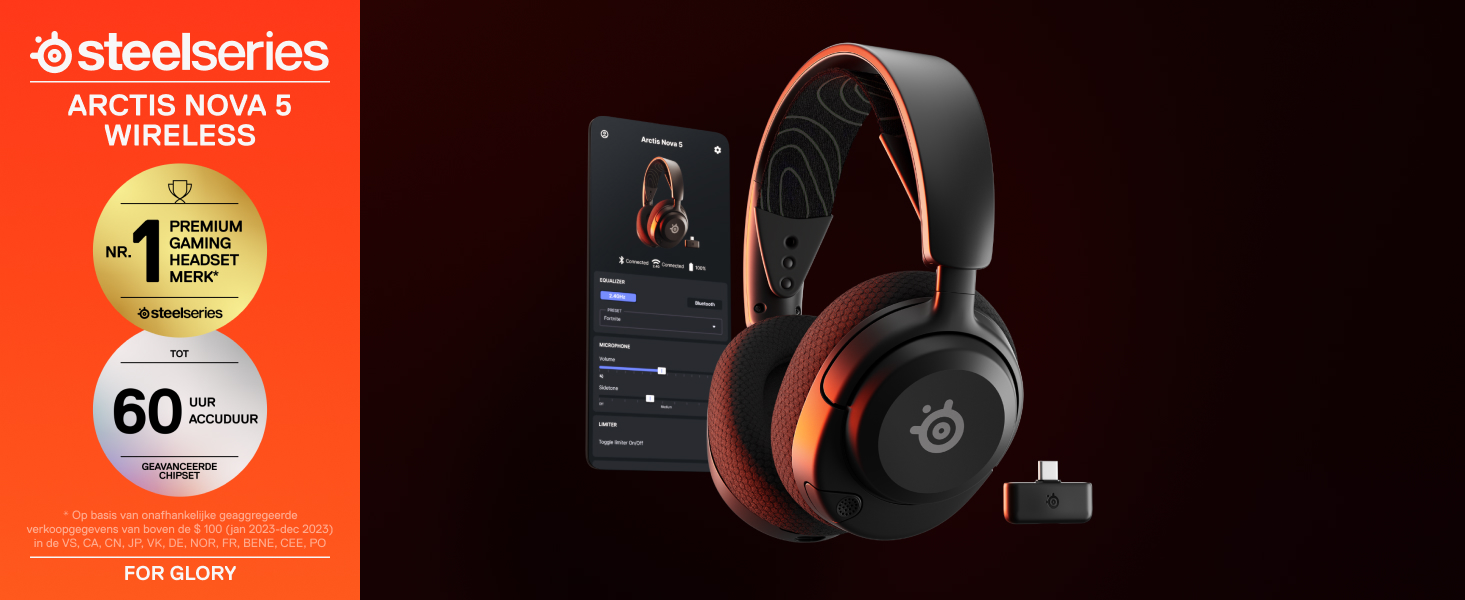 SteelSeries Arctis Nova 5 Wireless gamingheadset voor meerdere