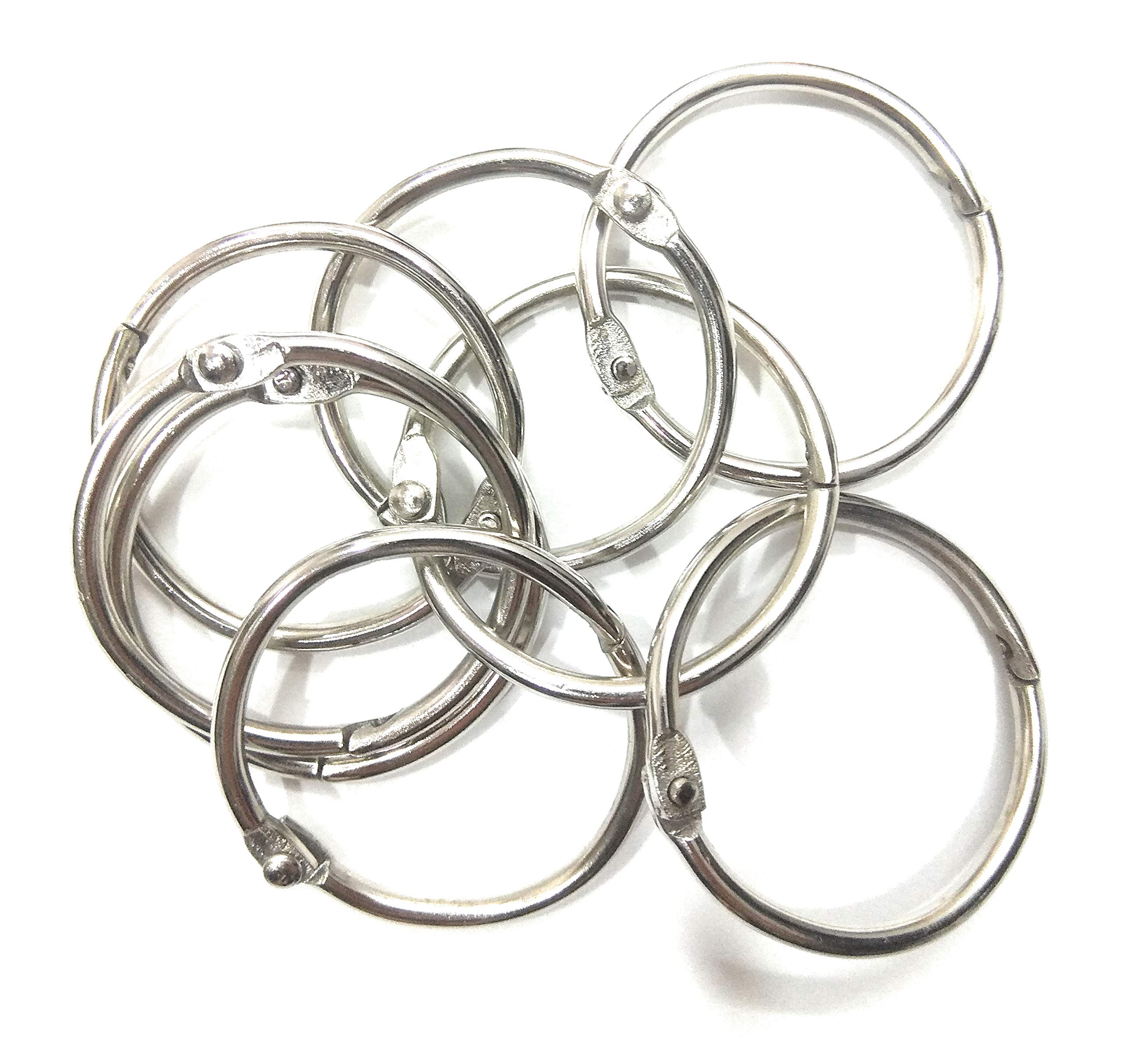 Arham Mktg Metal Loose Leaf,Binder Ring,Key Chain Key Rings,Card Ring (3 cm)