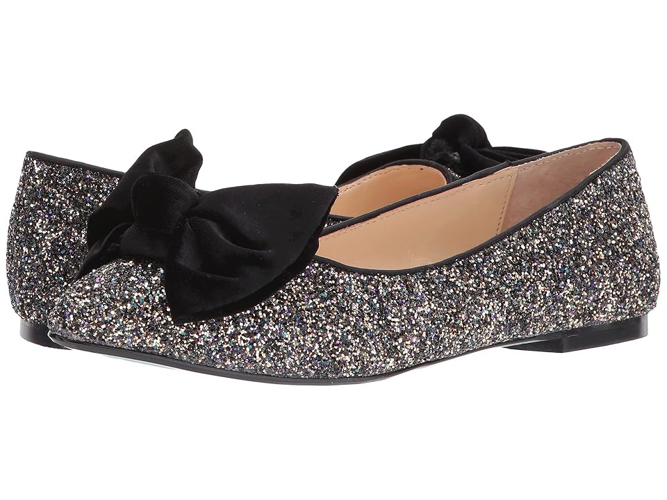 

Blue by Betsey Johnson Amory (Black Glitter) Women's Flat Shoes
