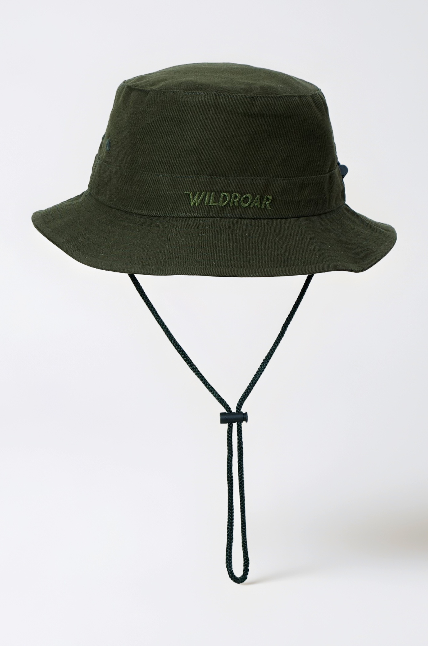 Unisex Cotton Bucket Hat- Deep Olive- -Size Adjustable