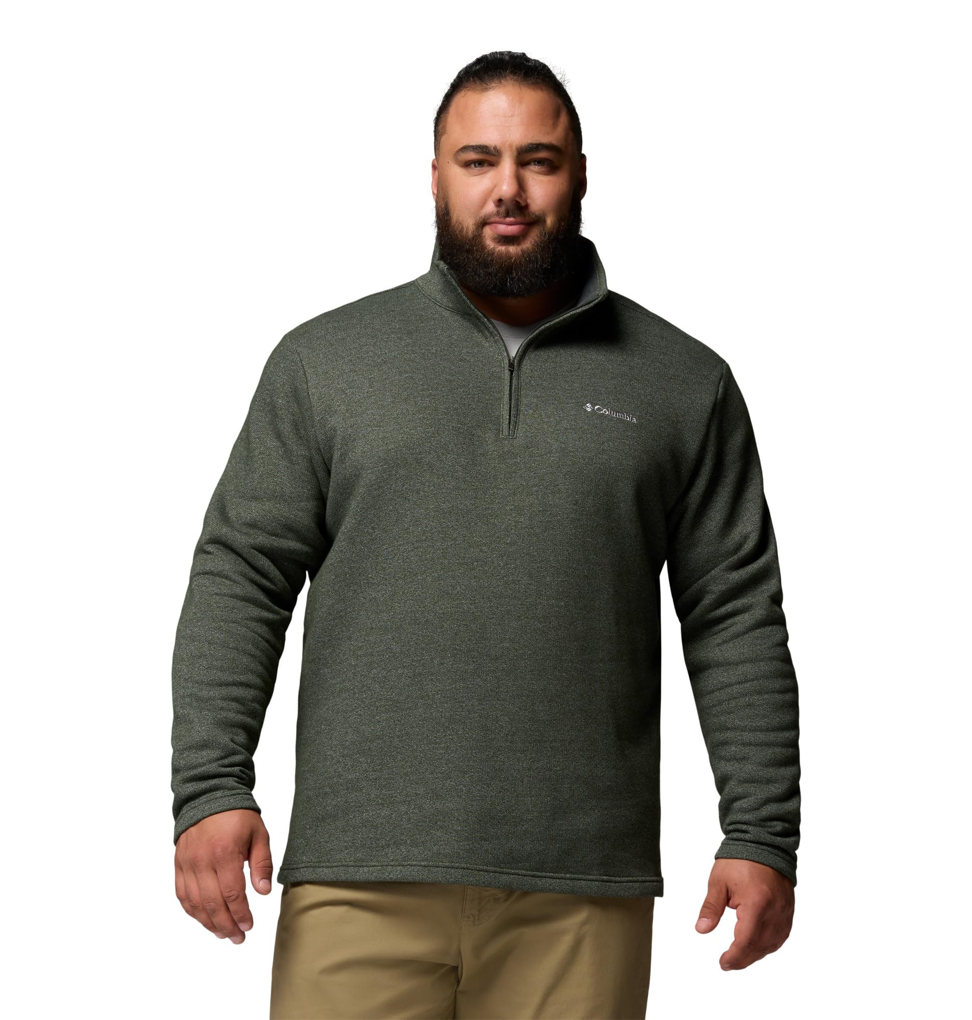 Columbia Con Mezza Zip Maglione Uomo (Pacco da 1)