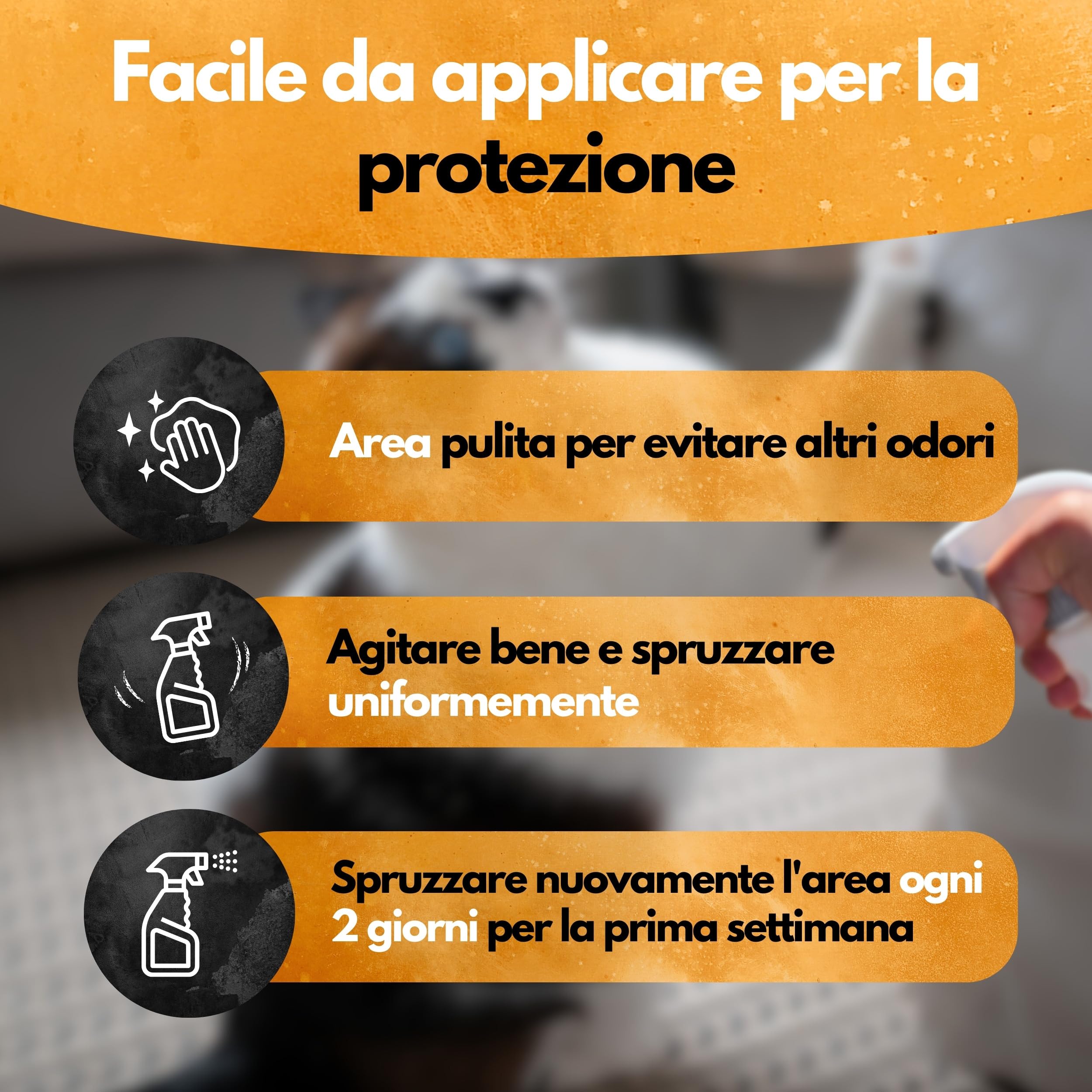 Panteer Spray repellente per gatti 500ml - PROTEZIONE A LUNGO TERMINE CONTRO L'URINA - Allontana i gatti con eucalipto - Scaccia gatti - Repellente per gatti da esterno - Deterrente per gatti