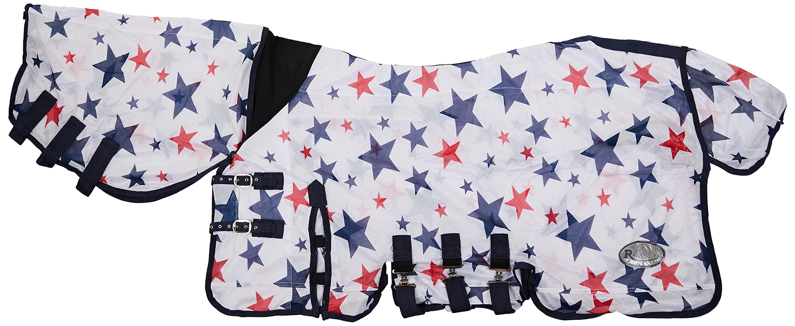 Rhinegold Unisex's 681-5/3-STAR Sahara Fly Rug-5/3-Star, Star Print, 5'3