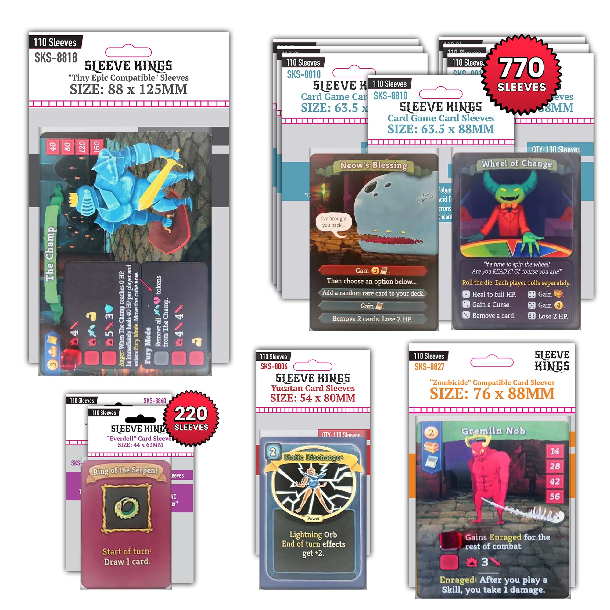 Slay the Spire: The Board Game Compatible Card Sleeve Bundle : Toys & Games