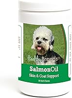 Vista 369 de Healthy Breeds Golden Retriever - Aceite de salmón masticable suave, 90