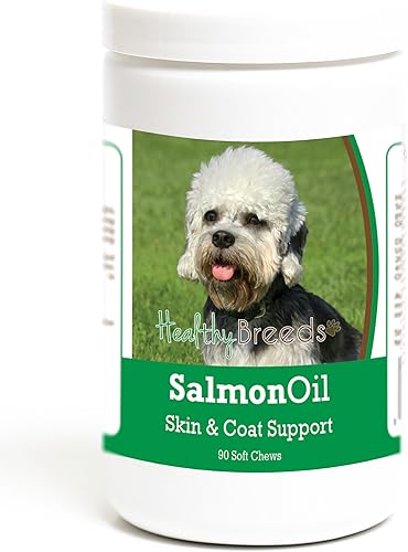 Miniatura 369 de Healthy Breeds Golden Retriever - Aceite de salmón masticable suave, 90