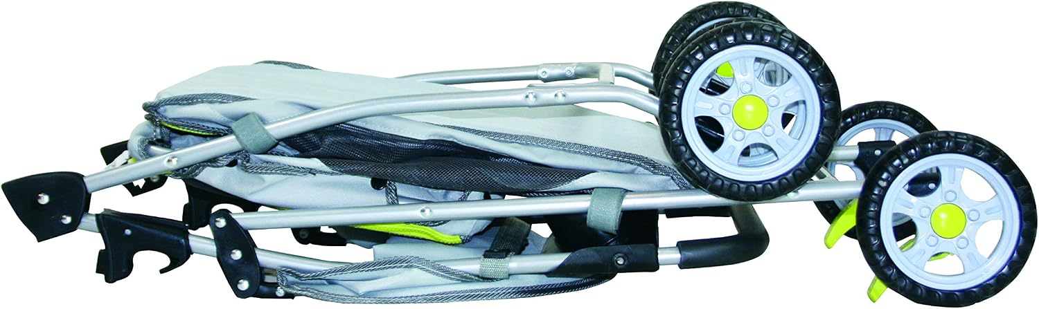 Outward Hound Walk N Roll Top Flap Stroller - Blue