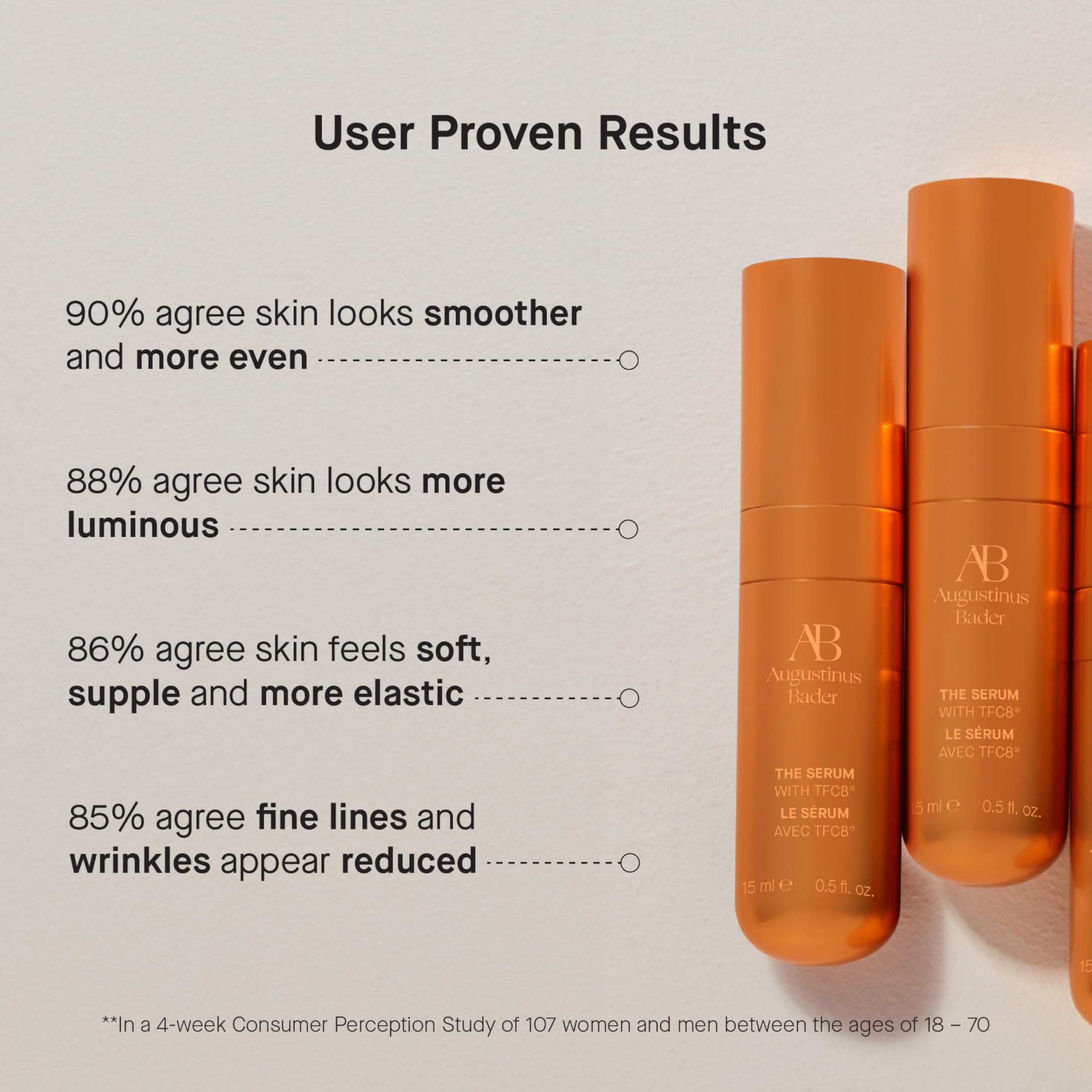 Augustinus Bader The Serum – Luxury Hydrating Anti-Aging Face Serum – Boosts Firmness, Smooths Fine Lines & Evens Skin Tone
