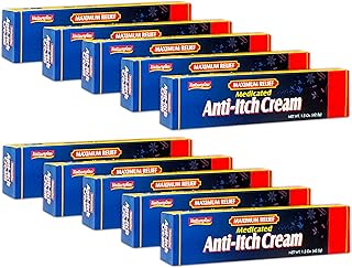 10-Pack (Natureplex) Medicated Anti Itch Cream - Itch Relief, 1.5 Oz + Stylus