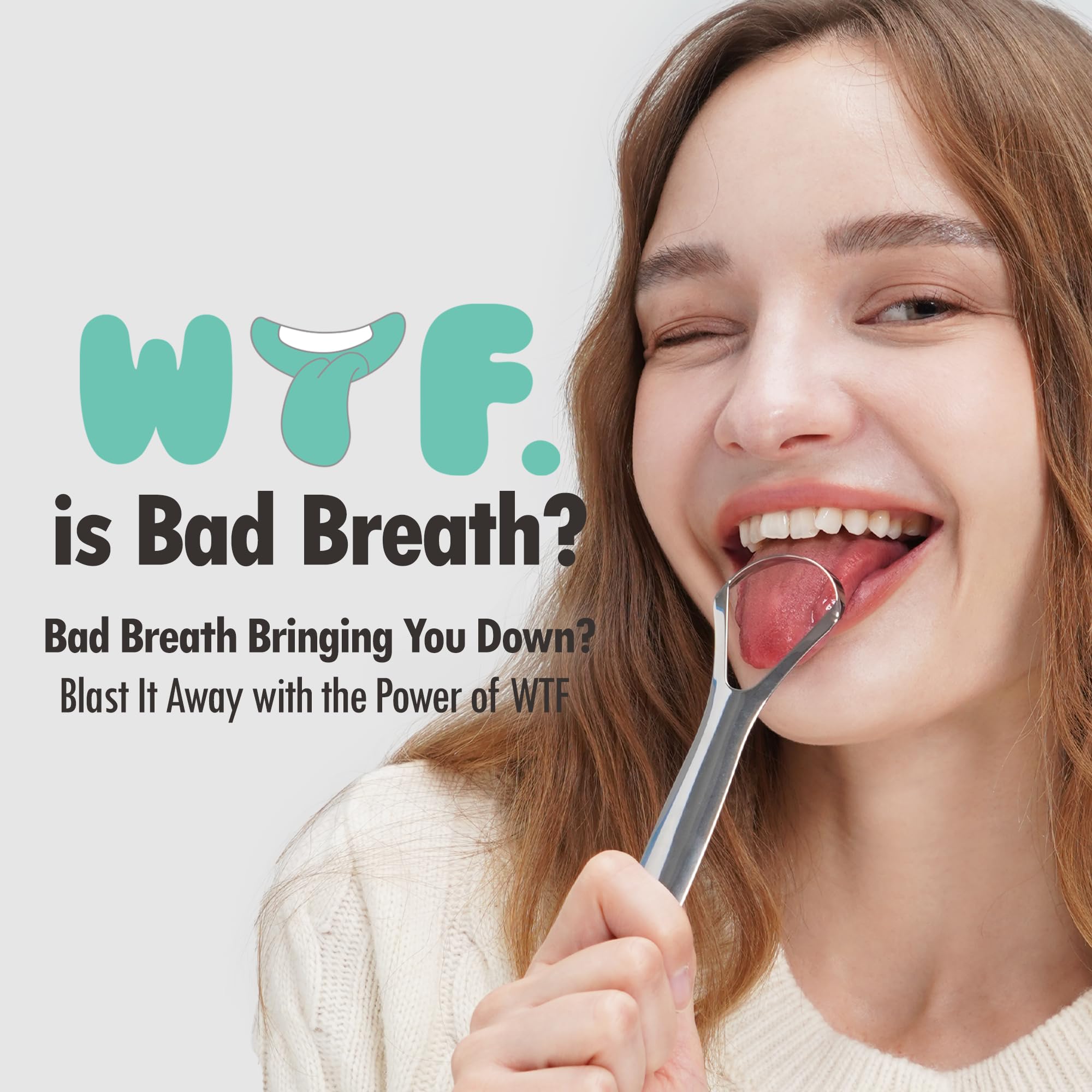 Wipe Tongue Fresh Tongue Scraper for Adults | 100% Stainless Steel Tongue Scraper Oral Care | Tongue Cleaner | Oral Hygiene Essentials Tongue Scrubber (Pack of 2)