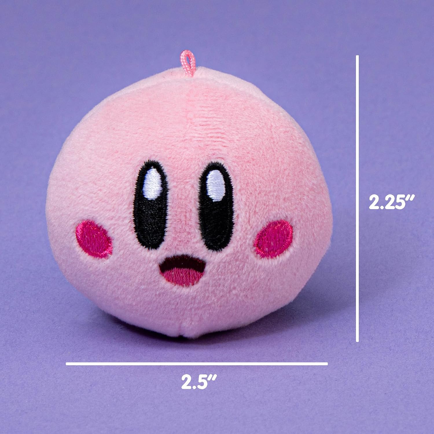 TOMY Gyummies Kirby Stress Relief Plush - 2-Pack with Kirby & Meta Knight - Squishy Collectible Plush Toys - Pocket Size Gifts for Gamers - Ages 6+