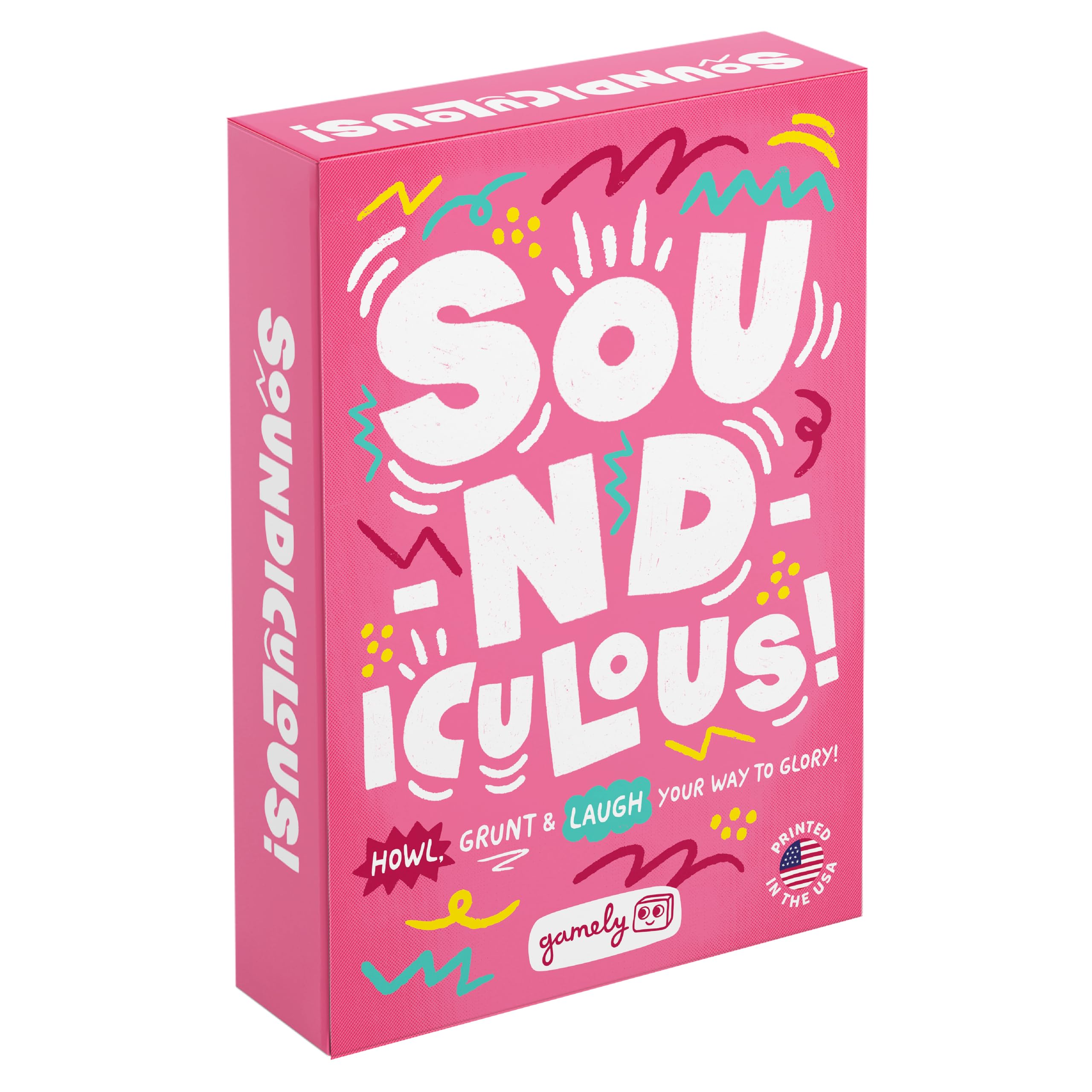 Soundiculous – Das lustige Familienparty-Spiel mit lächerlichen Klängen, schnelles, leicht zu leamendes Kartenspiel, ideal für Spieleabend, Reisen und Urlaub (neue Edition)