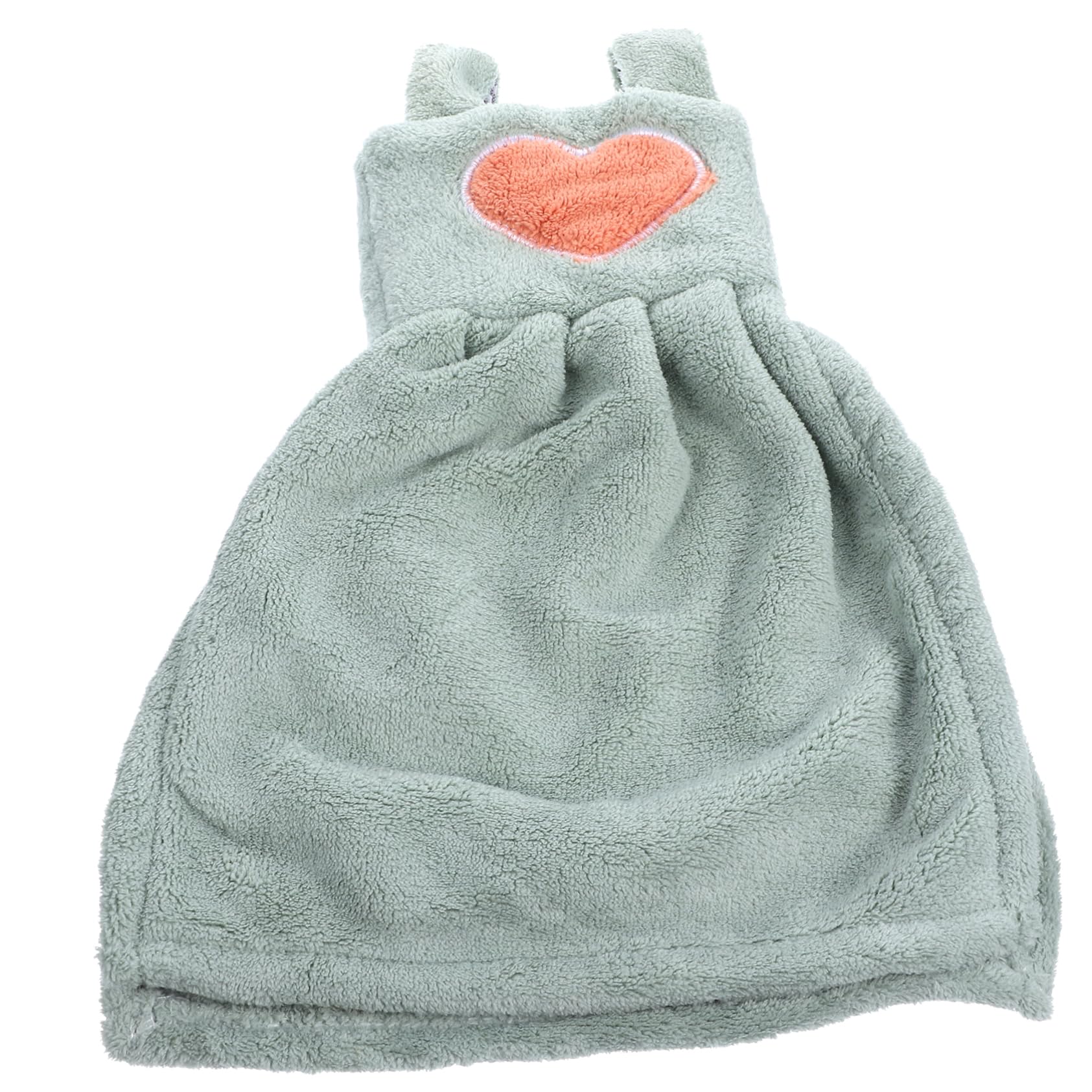 Lot De 5 Serviettes De Bain En Polaire Suspendues - Motif étoile Corail, Beige, 42x22 Cm, Super Absorbantes - 5