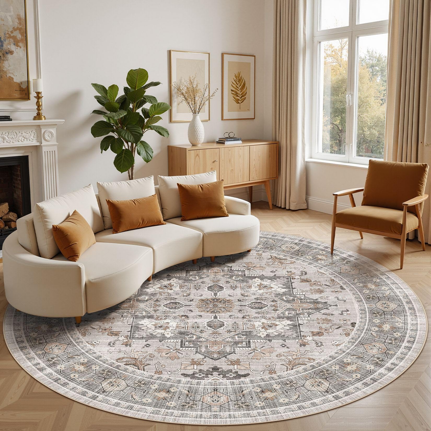 Micgeek Washable Area Rug