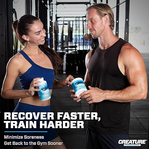 Miniatura 7 de CREATURE Creatine Complex - Cápsulas de monohidrato de creatina con 5 tipos de creatina, incluyendo Con-Crt creatina HCL, promueve los músculos, la