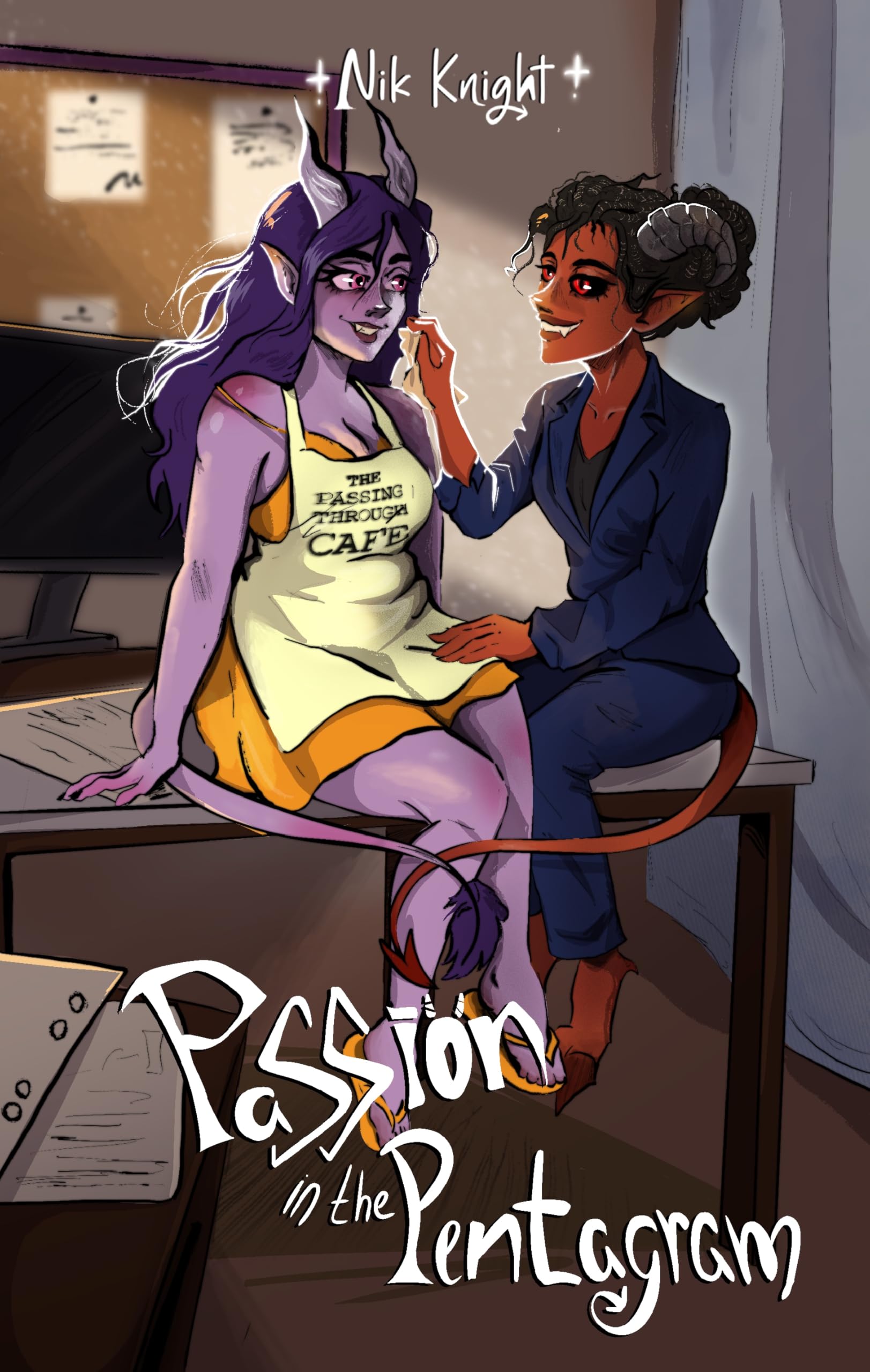Passion in the Pentagram: A Passing Through Cafe Prequel