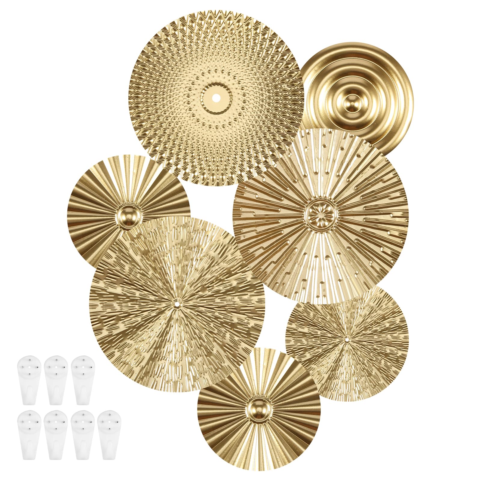 壁飾り　金色　金属製 Amazon.co.jp: Pevcwa 金の壁の装飾金属壁アートミニマリストゴールド