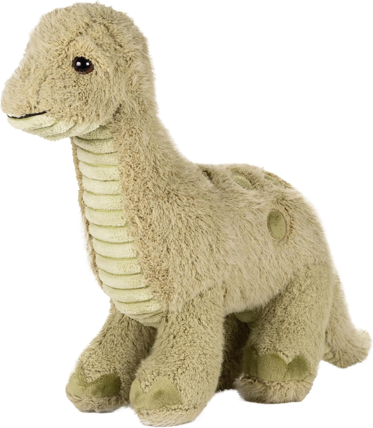 Bearington Denny Plush Brontosaurus Dinosaur Stuffed Animal, 11.5 Inch
