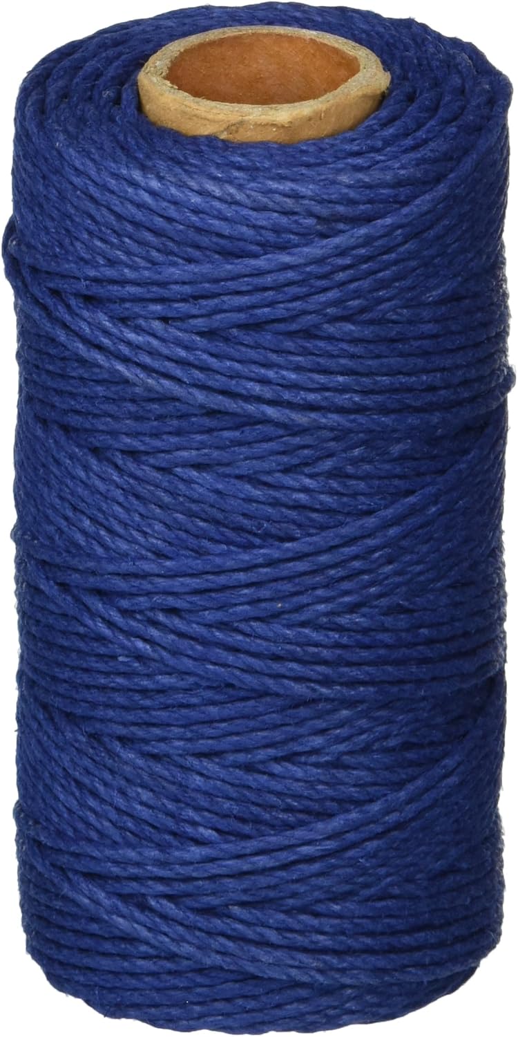Hemptique #48 Hemp Cord Spool - Premium Craft Cord for Jewelry Making, Macrame & Beading Projects - Soft Cotton Twine Feel Adds Strength for Scrapbooking & Home Decor Use - Sunset Coral -205Ft image 4