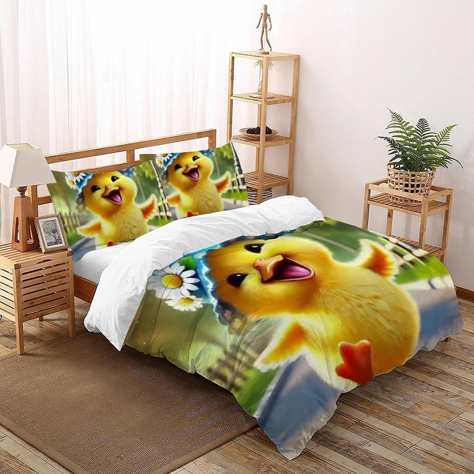 Housse de couette 260x220cm fermeture éclair microfibre