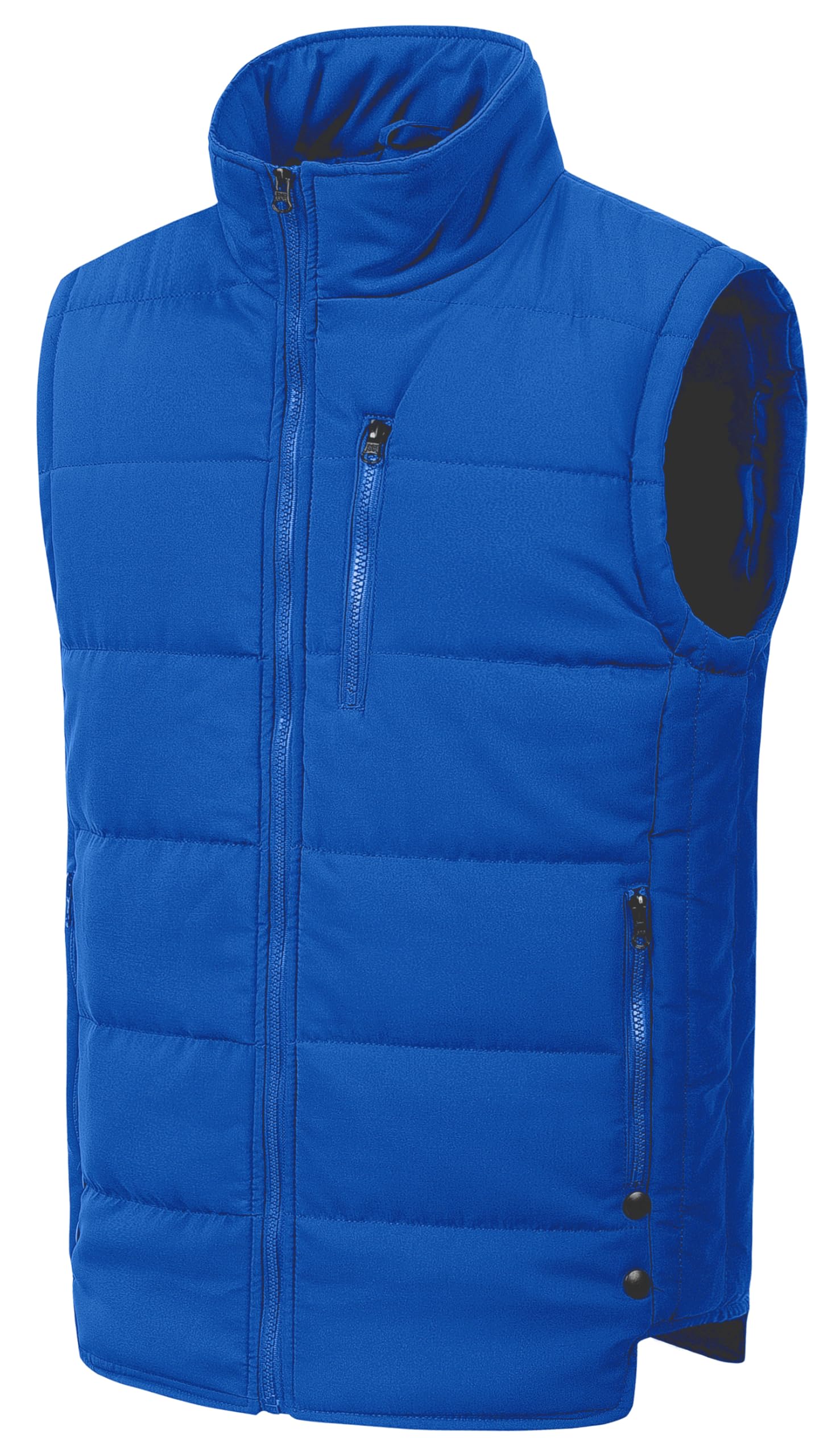 Chrisuno Men's Lightweight Winter Puffer Ski Vest Jacket Packable Outerwear