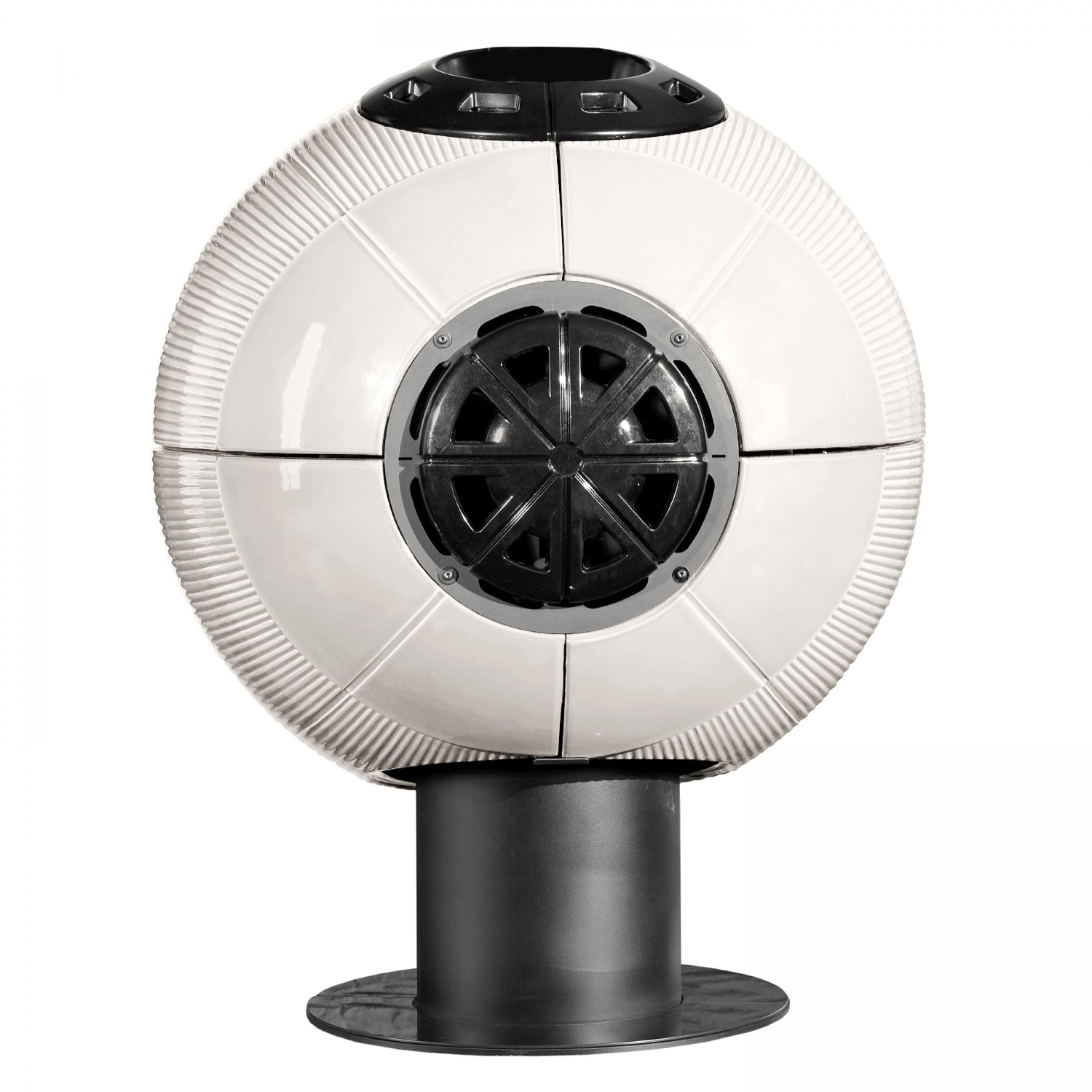 La Nordica - Stufa a Legna Fireball Finitura Maiolica Bianco Infinity da 89,2cm