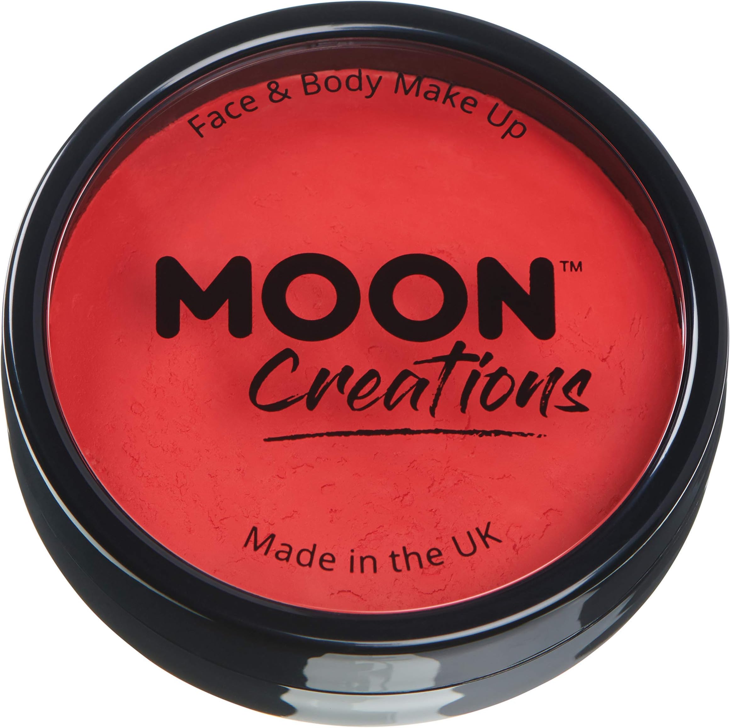 Moon Creations - Pro Face & Body Paint Cake Pots - Bright Red