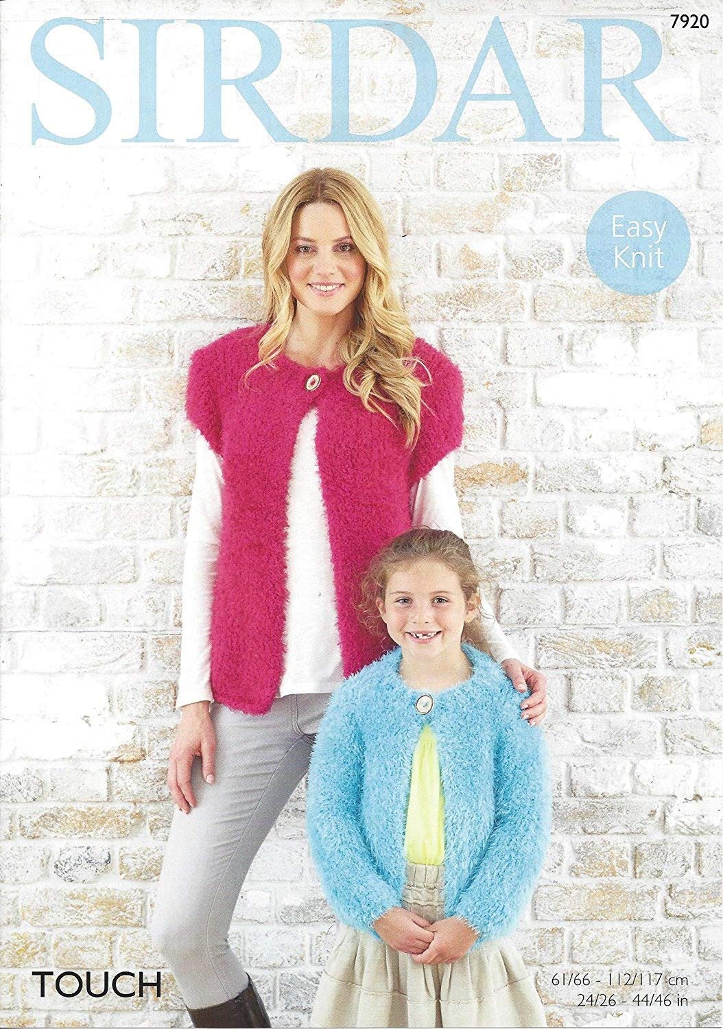 Sirdar Touch Knitting Pattern - 7920 Cardigans