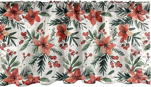 Miniatura 63 de Lunarable Cenefa de ventana azul pálido, diseño de conchas de vida submarina grunge, estrellas de mar, arte marítimo incompleto, cenefa de cortina