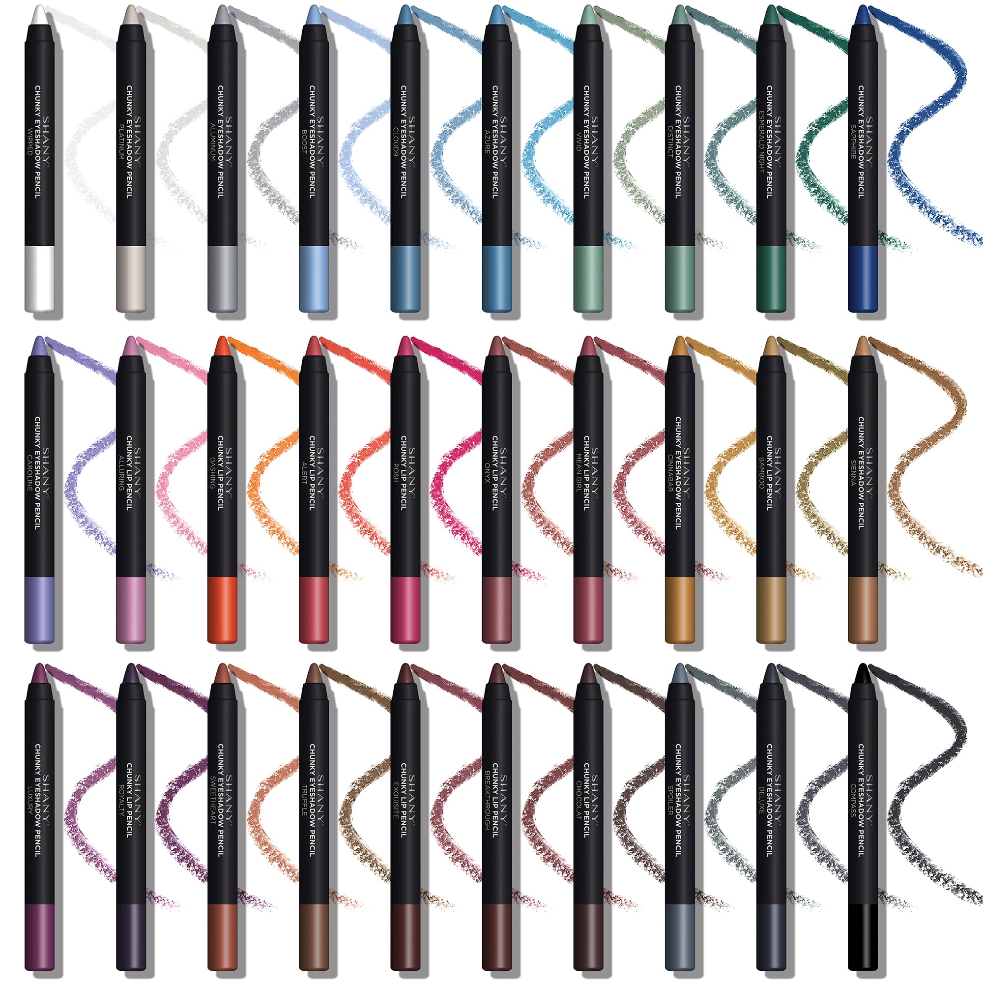 SHANY Chunky Multi-Use Eye & Lip Makeup Pencils