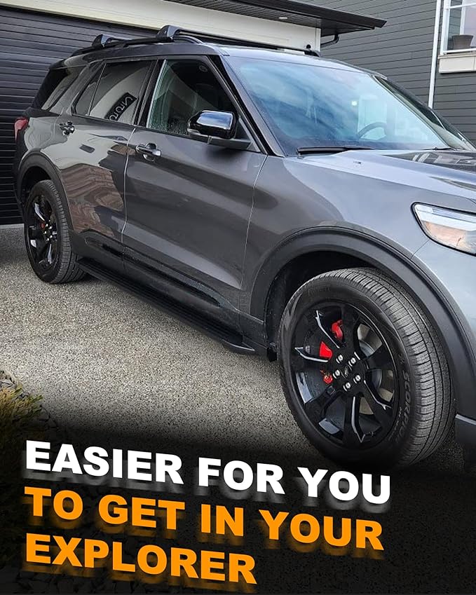 Estribos laterales para Ford Explorer 2020-2026 con guardabarros miniatura 6