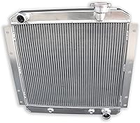Vista 1 de Radiador de aluminio completo de 3 filas para 1958-1984 1959 1960 Toyota Land Cruiser FJ40 FJ45 6CYL 3.9 4.2 modelos, plata.