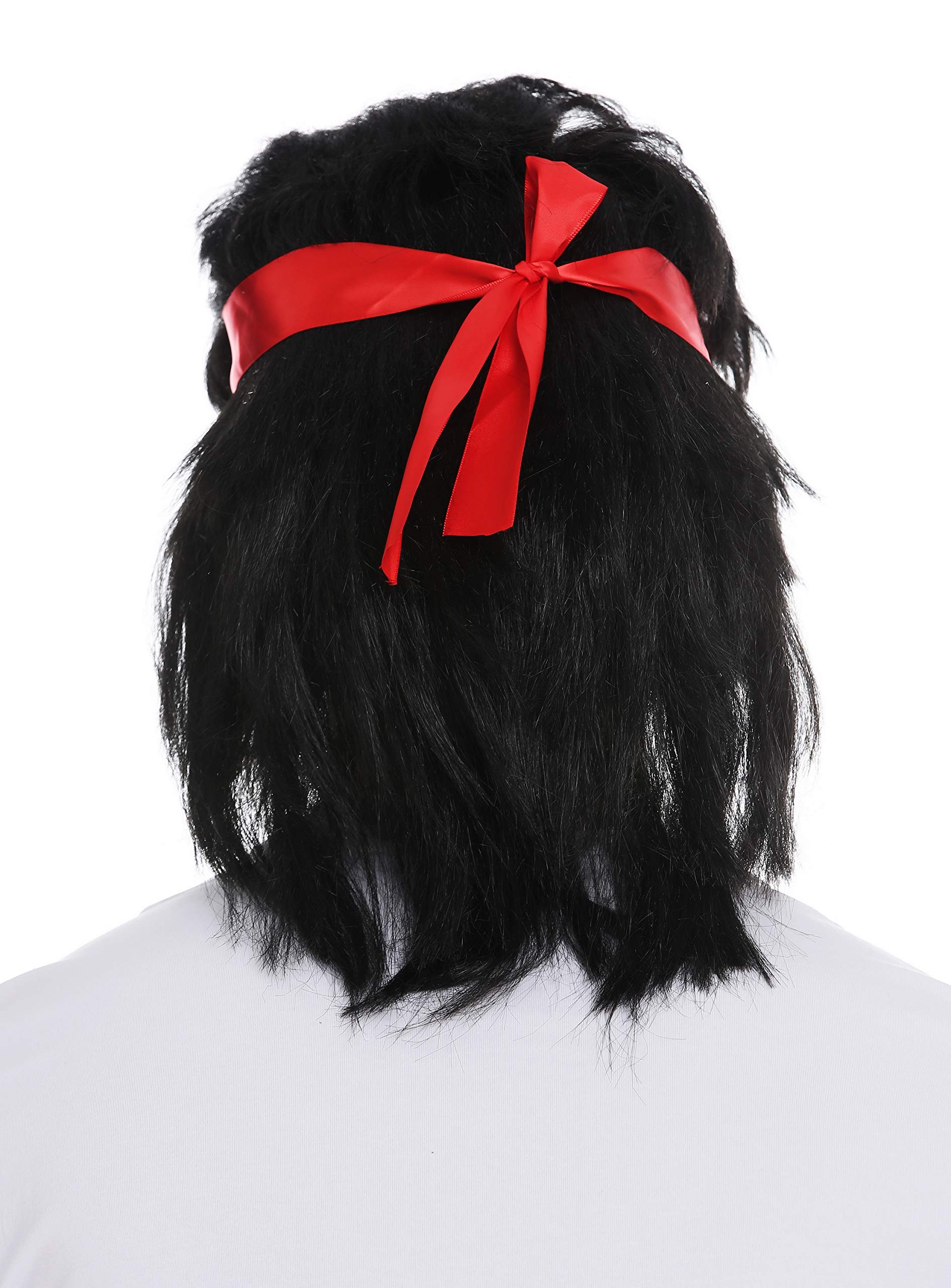 Peluca Años 80 Hombre WIG ME UP - CW-028A-P103 Peluca Con Cinta Carnaval Los 80 80s Mullet Peluca Tupe Hombre Grease