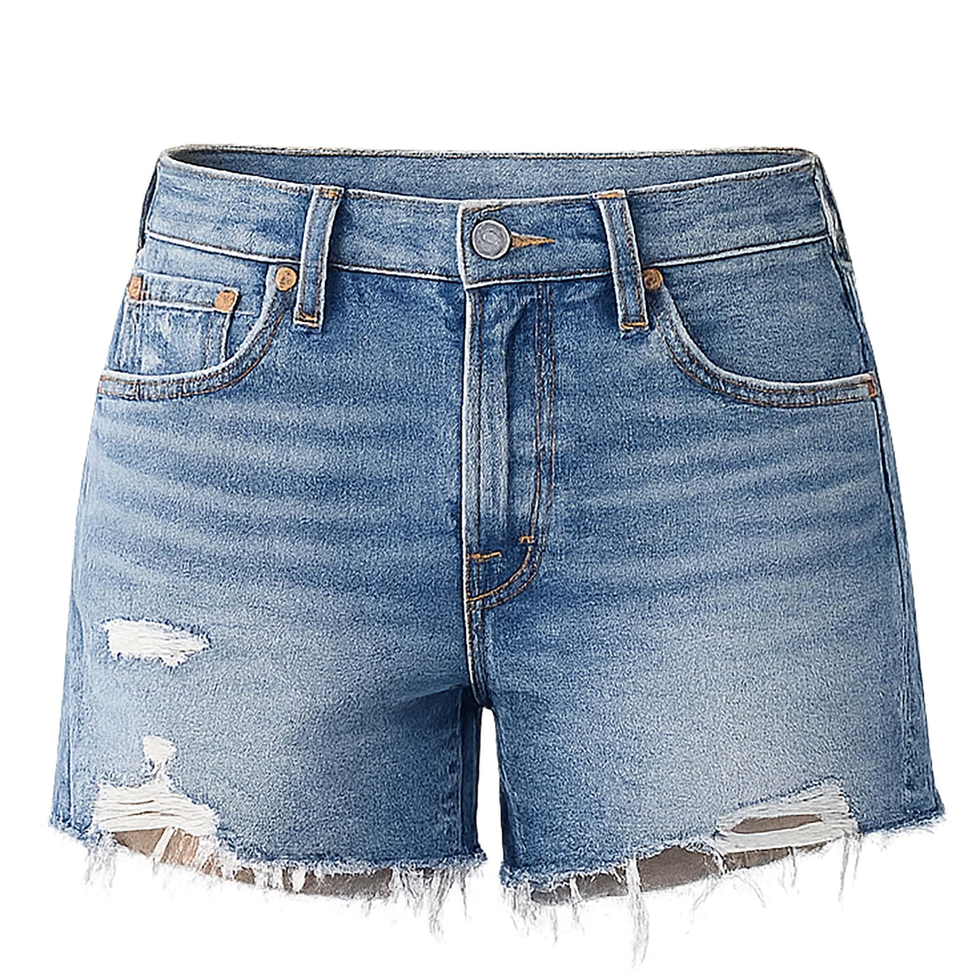 Levi's Ribcage A-Line Short - Pantalón Corto para Mujer (26 W)