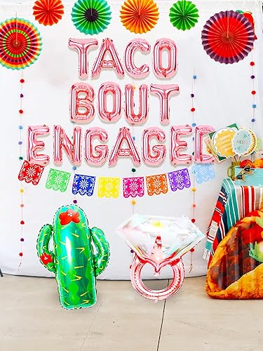 Miniatura 2 de JeVenis Decoración de pancarta de compromiso, telón de fondo de compromiso de amor para bodas mexicanas y despedidas de soltera