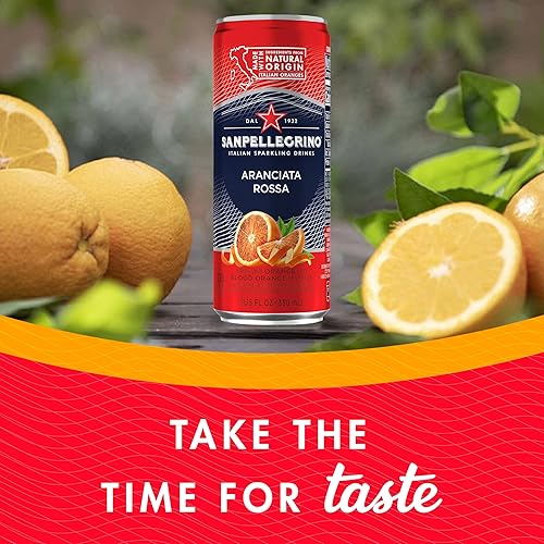 Miniatura 2 de Sanpellegrino Latas de bebidas de frutas con chispas de naranja sanguina , 11.15 onzas líquidas (paquete de 6)