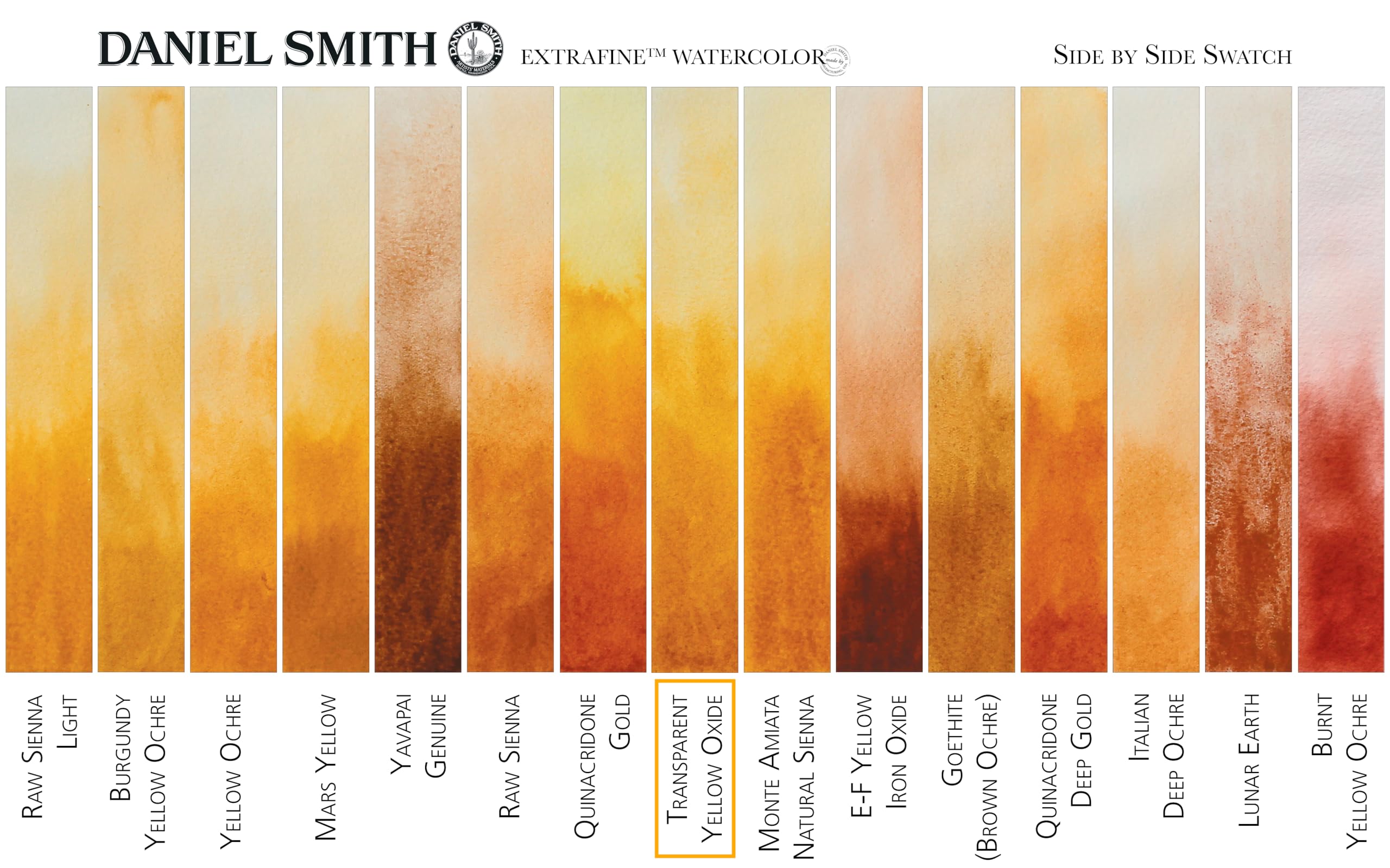 Transparent Yellow Oxide Series 1, 15ml Tube Daniel Smith Extra Fine Watercolour, 30 ml (Pack of 1) - Image 4