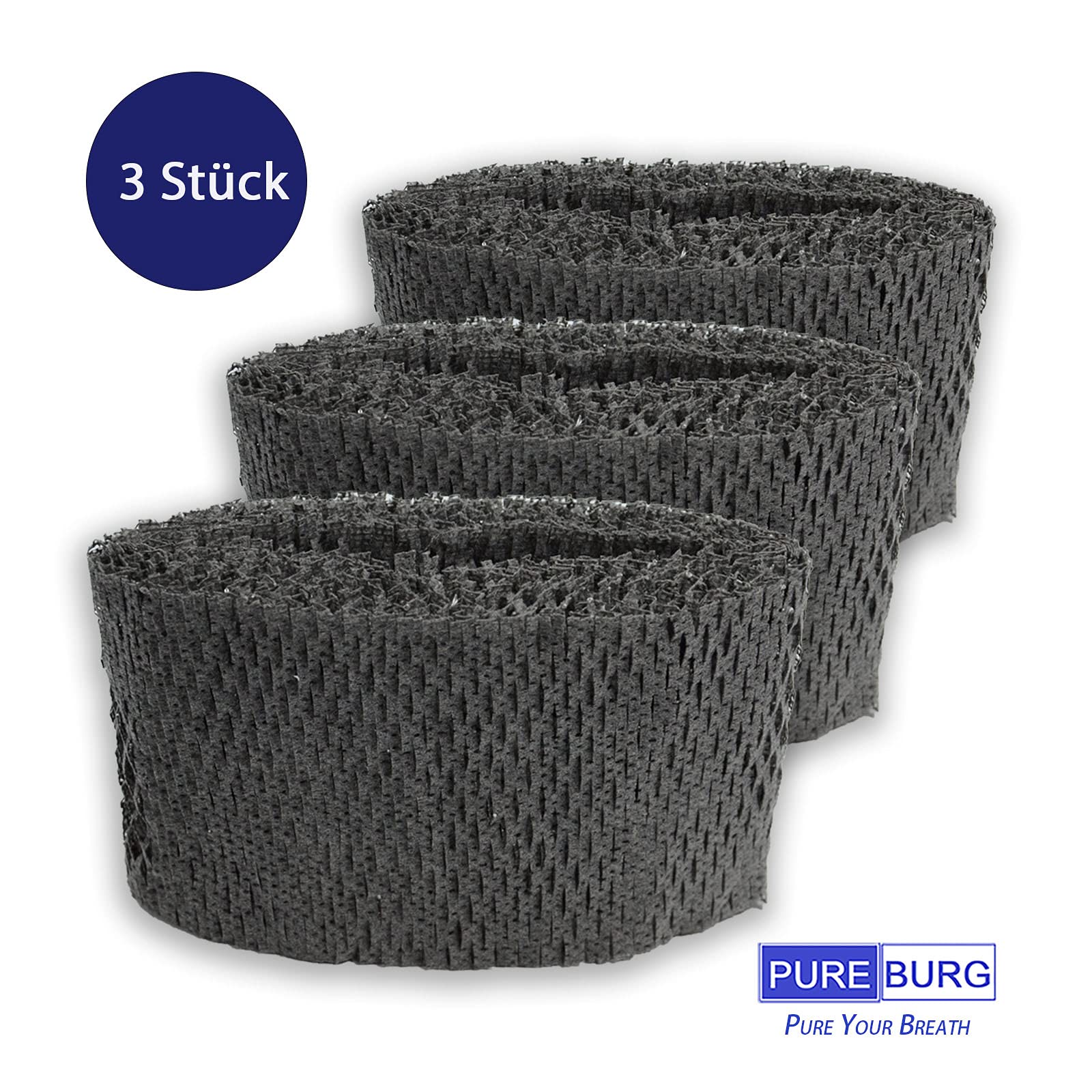 PUREBURG 3 filtri umidificatori compatibili con umidificatore Philips HU4801 HU4803 HU4811 HU4813 HU4814, numero di parte FY2401/30