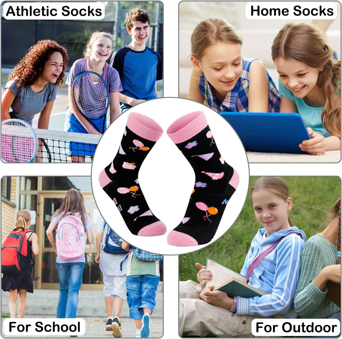 5-18 Years Old Birthday Gifts for Girls - Socks for Girls with Pop up Birthday Card, Presents for 5-18 Year Old Grils - Image 2