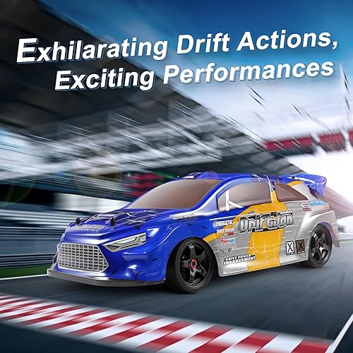 Miniatura 6 de HAIBOXING 2197 RC Drift Cars escala 118 de alta velocidad con giroscopio, autos de control remoto de 2.4 GHz 28 KMH RTR para niños y adultos, auto
