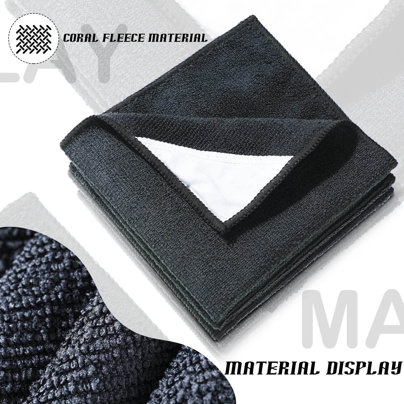 Gerrii 16 borradores magnéticos de limpieza en seco para pizarras blancas, compatibles con la mayoría de pizarras blancas, paño de microfibra reutilizable, borrador de pizarra blanca para pantallas de