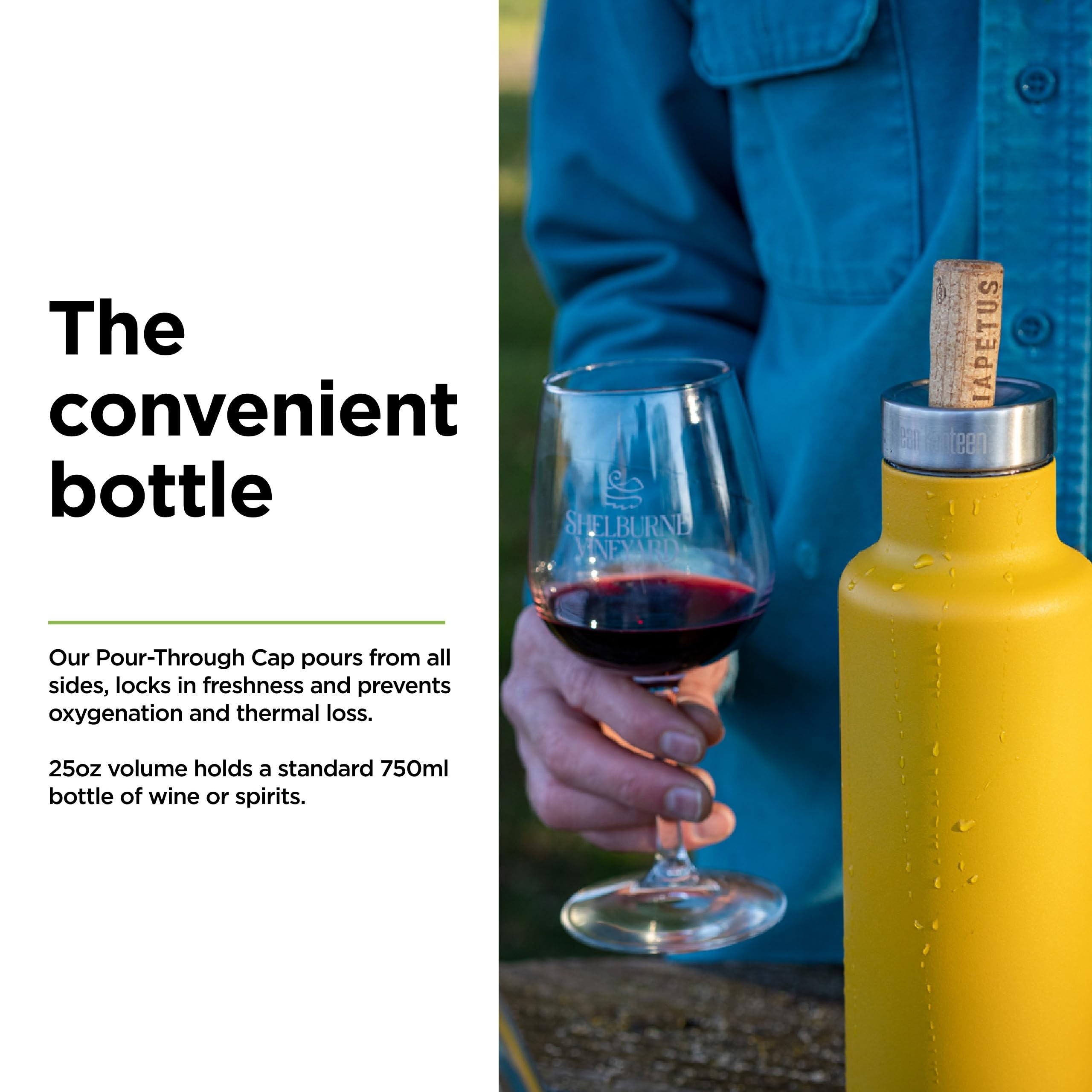 Klean Kanteen Classic VI Deckel Calendula 750 ml