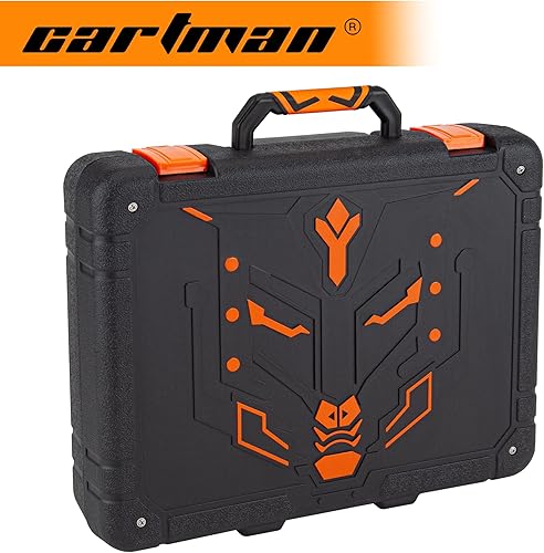 Miniatura 7 de CARTMAN Kits combinados de herramientas eléctricas con taladro inalámbrico de 12 V, juego de herramientas profesionales para el hogar, kits de