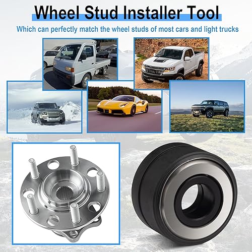 Miniatura 6 de 22800 - Instalador de pernos de rueda, herramienta de pernos de neumático, herramienta de instalación de pernos de rueda, extractor de pernos de
